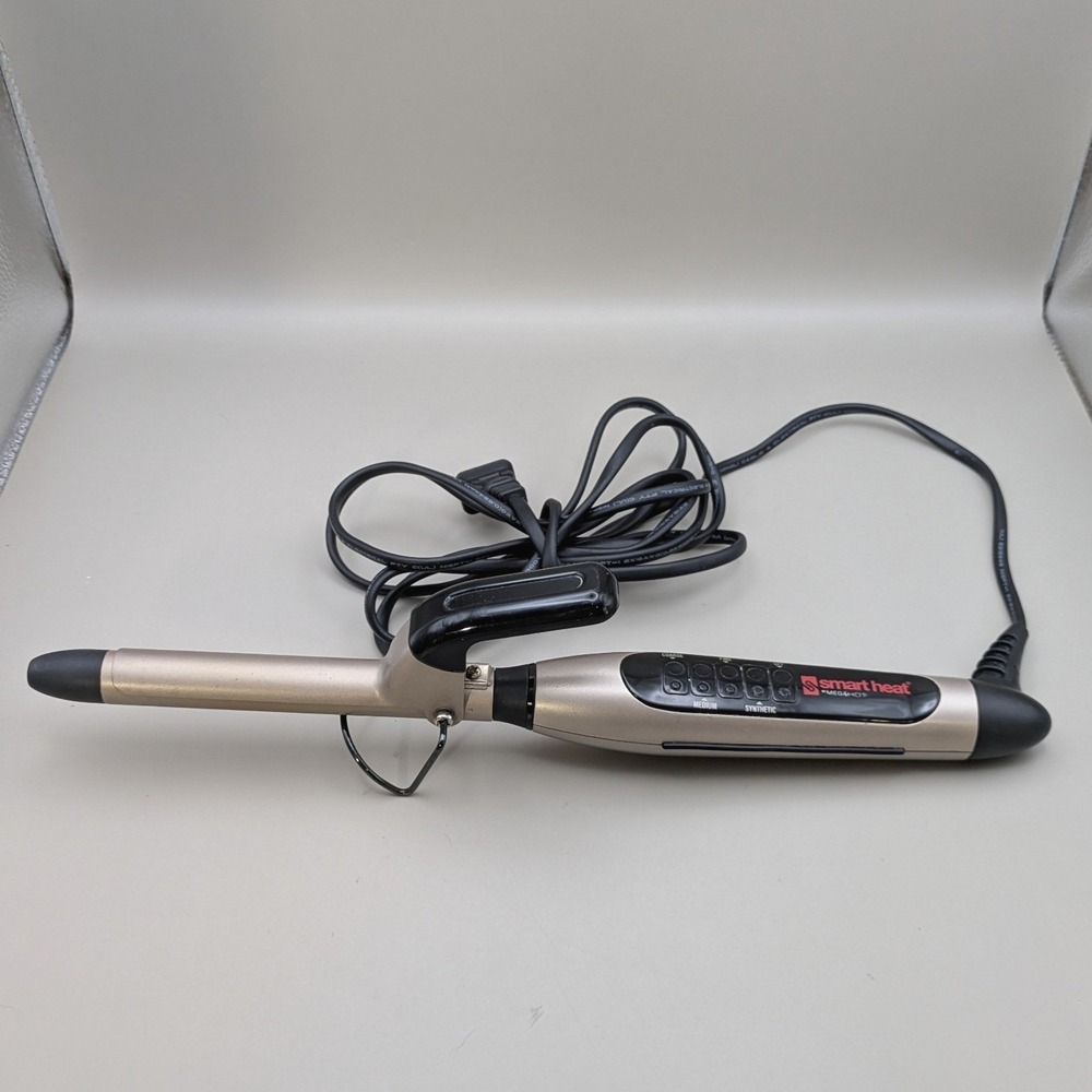 Smart Heat by Mega Hot 1/2" Curling Iron Belson Products MH7102 Gold Black